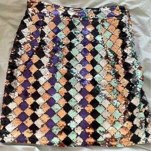 Sequin mini skirt NWOT